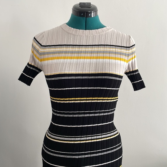 Autumn Cashmere | Rib Striped Dress - Picture 6 of 6